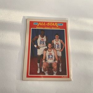 Utah Jazz All-Star Game ‘89 Fleer Insert Card No. 163